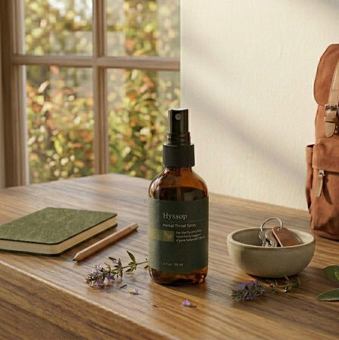 Hyssop Health is shown in beautiful morning light supporting a healthy routine. 