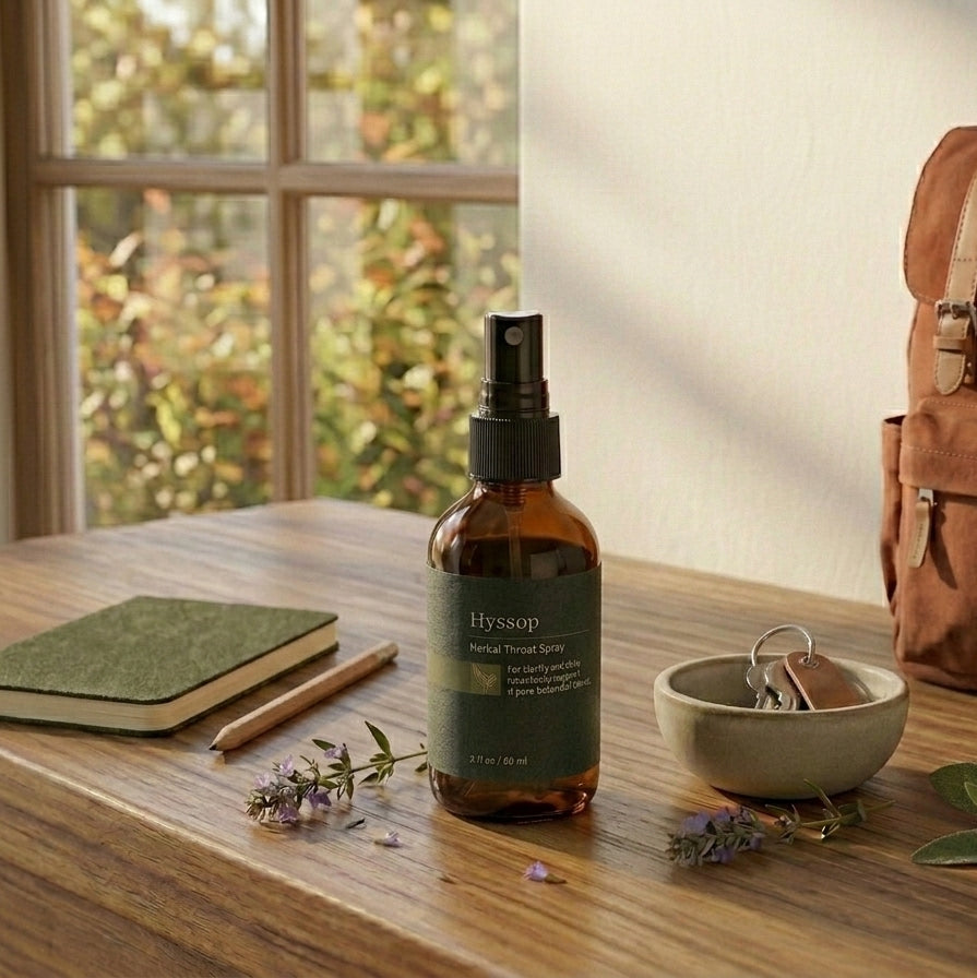 Hyssop Health is shown in beautiful morning light supporting a healthy routine. 